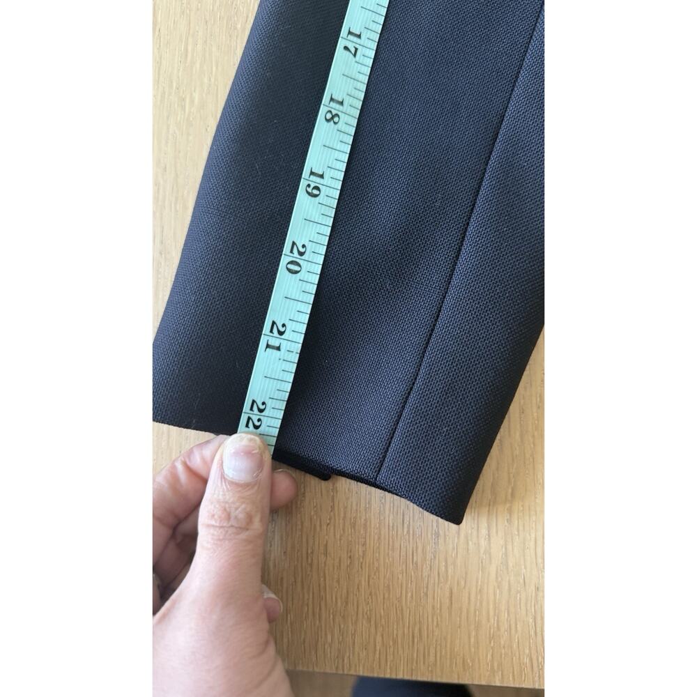 J.Crew Dover Double-Breasted 100% Wool Blazer Navy Blue Size 6 Petite 2824 - Picture 11 of 13